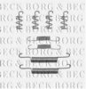 BORG & BECK BBK6209 Accessory Kit, disc brake pads